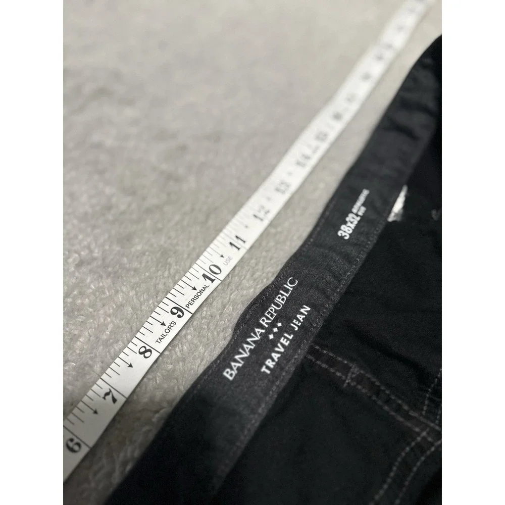 Banana Republic Travel Jean Men's Charcoal Athletic Fit Size 38x32